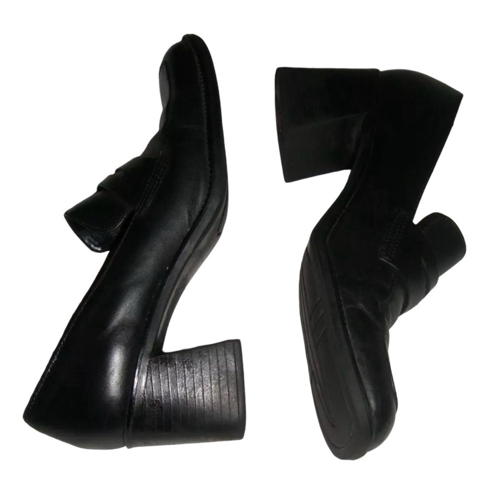 White Mountain Loafers Vintage 90's Black Penny Chunky y2k Bratz Preppy Academia